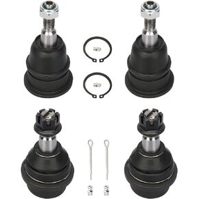 Drivestar K6693 K6696 4PCS Front Lower Ball Joint & Upper Ball Joint For GMC Sierra 2500 HD Sierra 3500 2001 2002 2003 2004 2005 2006 2007 2008 2009 2010