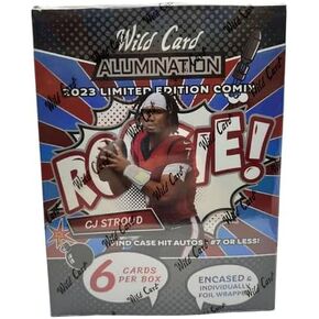 2023 Wild Card Alumination CJ Stroud Rookie Comix Limited Edition Hobby Trading Card Box