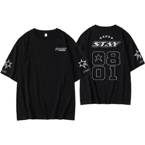 Stray Kids 5 Star Album Merch T Shirt Felix Jisung Hyunjin Minho Bangchan Changbin Concerts Tee Unisex Tops