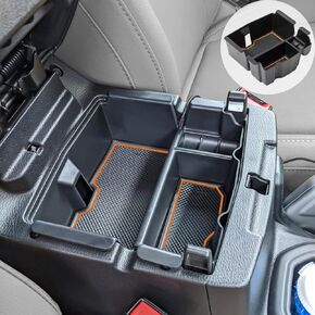 EDBETOS Center Console Organizer Tray Compatible with Jeep Wrangler JL/JLU 2018-2021 2022 2023 2024 and Gladiator JT Truck 2020-2023 Insert Accessories - Won't Covers The Light Inside (Red Trim)