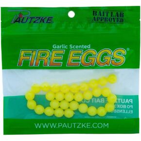 Pautzke Bait FEGG/YEL: Fire Egg, Yellow, 30 Ct