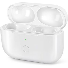 Wireless Charging Case Compatible with Pro 1 2 Generation, Air Pod Pro 2 1 Charger Case Replacement with Bluetooth Pairing Sync Button, (White USB-C Port)