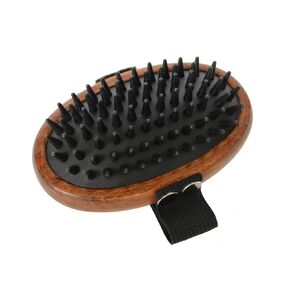 HOP Dog Grooming Brush Pet Shampoo Bath Soothing Massage Rubber Bristles Curry Comb for Doggy Long & Short Hair Dog Scrubber Professional Dog Wash Brush Home of Paws in Kuwait