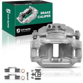 YHTAUTO Rear Driver Side Disc Brake Calipers with Bracket Replacement for Cadillac Chevrolet GMC Model, Silverado Sierra 1500 2003-2006 (Include Classic 2007), DTS 2006-2011, DeVille, Caliper Assembly