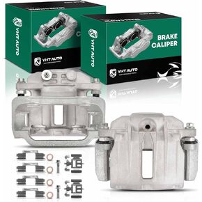 YHTAUTO Rear Driver Side Disc Brake Calipers with Bracket Replacement for Cadillac Chevrolet GMC Model, Silverado Sierra 1500 2003-2006 (Include Classic 2007), DTS 2006-2011, DeVille, Caliper Assembly