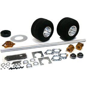 The ROP Shop | 40 Inch Shaft Kit for Trike Drift Bikes includes (2) Go Kart Tires 11x6.00-5