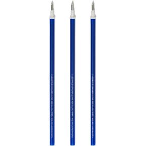 Legami - Refill for Erasable Gel Pen, Set of 3, Height 13 cm, Blue Thermosensitive Ink, 0.7 mm Tip