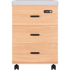 Soohow 3 Drawers Vertical Filing Cabinet,Under Desk Mobile File Cabinet with Lock in Kuwait