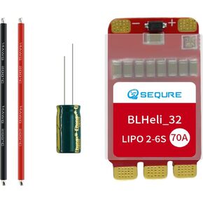 وحدة التحكم في السرعة الإلكترونية بدون فرشاة SQ 2670 (ESC) 2-6S Lipo Powered 70A البرامج الثابتة BLHeli_32 للطائرات بدون طيار متعددة المحاور والقوارب النموذجية. (NO BEC) in Saudi Arabia