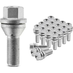 A-Premium M14-1.50 Wheel Studs Compatible with Volvo XC60 2010-2020 XC90 2016-2020 S60 2011-2020 XC40 XC70 S80 S90 V60 Front or Rear Side 5-PC Set