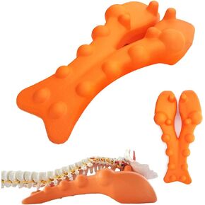 Cervical Traction Device Pillow Neck Stretcher Equipment for TMJ Neck Pain Relief Neck and Shoulder Relaxer with Upper Back Massage Cervical Spine Alignment Chiropractic Pillow