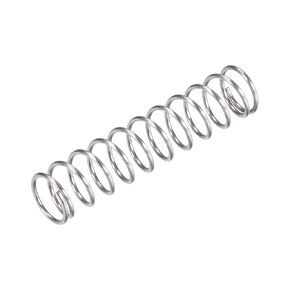 uxcell Compression Spring,304 Stainless Steel,18mm OD,1.6mm Wire Size,50mm Compressed Length,100mm Free Length,66.4N Load Capacity,Silver Tone,5pcs