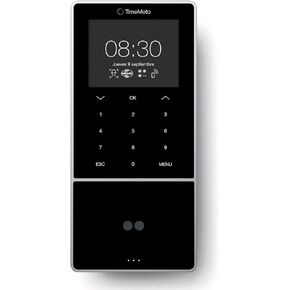 TM–838 SC Employee Time Clock, Face Recognition, Pairs with Contactless Access Cards, RFID Badge/Keyfob, PIN, 2000 Users, Timesheets, Reports, Wi-Fi, App for iOS/Android, 3-Year Warranty