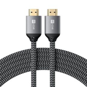 Satechi 8K HDMI 2.1 Cable - Supports 8K/ 60Hz and 4K/ 120Hz, 48Gbps - Compatible with Apple 2021 MacBook Pro M1 Pro & Max, 2021 iPad Pro and More (2 Meters/ 6.6 ft)