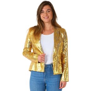 SUITMEISTER Women's Sequins Blazer - Party Blazer - Xmas Parties - Stylish, Jacket