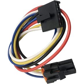 3 Pins Blower Motor Resistor Connector, Replace Wiring Harness for 8e5h-19e624-a, 89018778, 89019351, 1581773, Compatible with Che-vy, G-M-C Silverado, Tahoe, Suburban, Sierra, Yukon XL