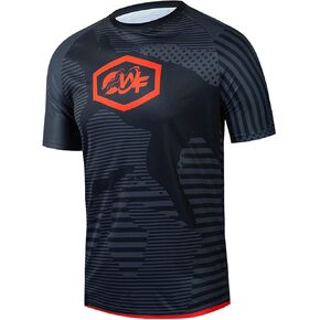 قميص رجالي لركوب الدراجات الجبلية بأكمام قصيرة، قميص MTB للدراجة، تي شيرت انحدار موتوكروس، تي شيرت فتل وقابل للتنفس in Kuwait