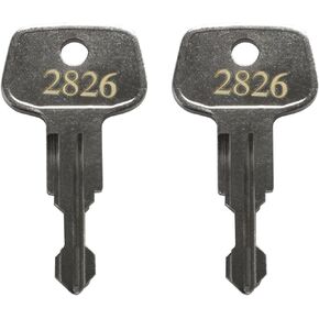 2826 X-Cargo Luggage Roof Replacement Keys,X-Cargo Roof Rack Key Karrite Ski Bike xcargo Carrier Skyline Sportrack XL,Replacement Key for X-Cargo roof Racks[2 Pack]