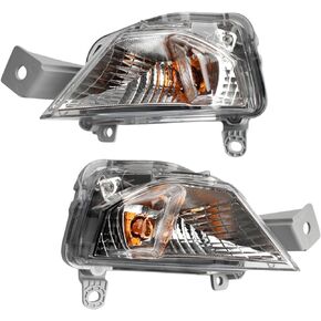 TRQ Front Turn Signal Light Set Compatible with 2019-2022 Nissan Altima