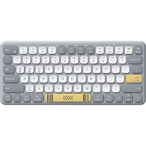 iClever iPad Keyboard, Mini Bluetooth Keyboard, USB-C Charge and Ultra Slim, Sync to 3 Devices, Cute Wireless Keyboard with Large Keycap for iPad, iPhone, Laptop, Tablet, Windows