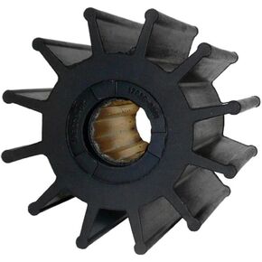 Jabsco 17936-0001-P, Neoprene, Drive Type 7, 12 Blade, 3-3/4 Diameter, 3-1/2 Width, 1 Shaft, Brass Insert