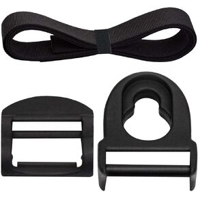 Kayak Accessories Replacement Strap Clips and Tri-Glide Hooks Fit for Lifetime Emotion (3Pack)