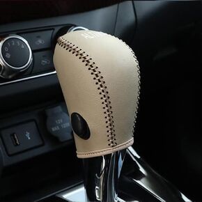 غطاء مقبض ناقل الحركة الأوتوماتيكي لأحذية ناقل الحركة الأوتوماتيكي غمد جلدي لنيسان ألتيما 2013-2018 غير مناسب 2.5SR/3.5 (خياطة بيج) in Kuwait