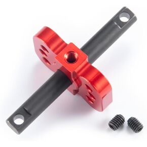 Aluminum Differential Locker Spool Diff Case Mounts for 1/10 Scale Tra-xxas Slash 2WD Rustler Stampede VXL Bandit Car Truck Upgrades Parts (Red)