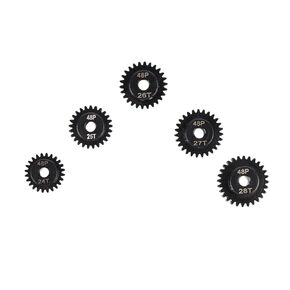 48P 24T 25T 26T 27T 28T Pinion Gear with Screw Driver 3.175mm for Traxxas Slash 2WD Hoss Rustler 4X4 VXL Slash 4X4 Bandit Nitro Stampede E Revo maxx Upgrades Parts
