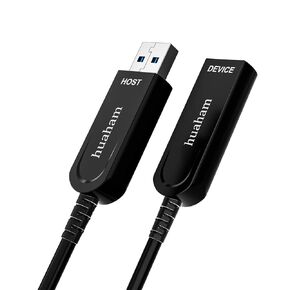 USB 3.1 Extension Cable 50ft, Fiber Optic High Speed 10Gbps USB Active Extension USB Male to Female Cable, Compatible with Laptop, TV, VR Headset, Data Recorder