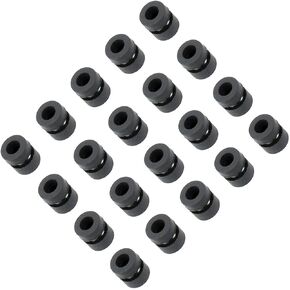 DGZZI 20pcs M3 Damping Ball for FPV F4 Flight Controller Anti Vibration Damper Washer RC Models DIY Part M3 Mounting Hole Shock Absorption Suspension Balls Black