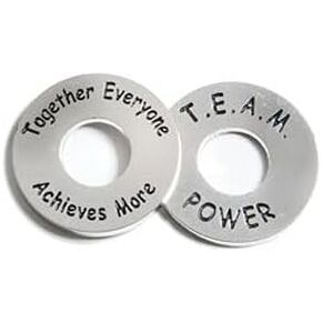 Trainers Warehouse T.E.A.M. Power Tokens, Great for Team Building Purposes, Excellent for Recognition and Appreciation (10/Set)