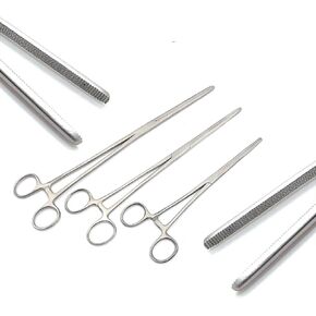 DDP Set of 3 Rochester Pean Forceps Straight 9" 10" 12" HEMOSTAT Locking CLAMP Stainless Steel