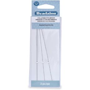 Artistic Wire Beadalon Collapsible Eye Needles Assorted 5-Inch 3 Pieces