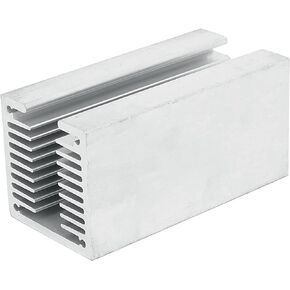 Easycargo 120mm Heatsink 120x40x40mm, Aluminum Cooler Heat Sink for Cooling LED Power Amplifier TEC1-12706 Thermoelectric Cooler Module Water Cooling Modules LED GPU (120mmx40mmx40mm)
