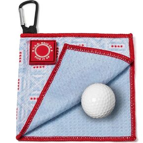 TAG Golf Co Small Magnetic Golf Towel - Perfect Size for Pocket - 6 x 6 -Golf Ball Cleaner - Portable - Hometown Series - Sidekick Chicago in Kuwait