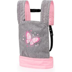 Bayer Deluxe Doll Carrier, Blue with Unicorn