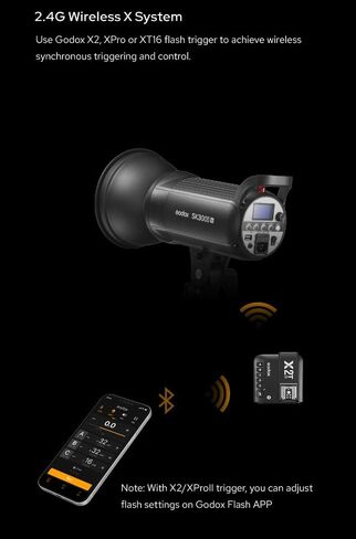 Godox SK400II-V 400Ws Photo Studio Strobe Flash Monolight Light 2.4G Wireless X System مع مصباح تشكيل LED 10W وحامل Bowens للاستوديو والرماية والموقع والتصوير الفوتوغرافي -120 فولت SK400IIV in Saudi Arabia
