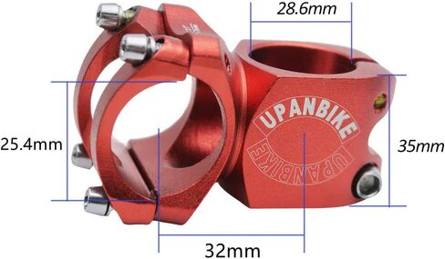 UPANBIKE Bike Stem 25.4mm 28.6mm Aluminum Alloy Short Stem for Mountain Bike Road Bicycle MTB BMX in Saudi Arabia
