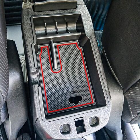 صينية تنظيم وحدة التحكم المركزية EDBETOS متوافقة مع ملحقات Jeep Renegade 2015-2019 2020 2021 2022 صندوق قفازات مسند الذراع للتخزين الثانوي (الخط الأحمر) in Kuwait