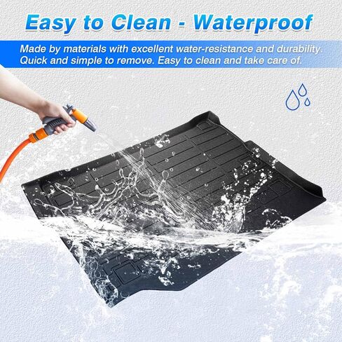 Cartist Cargo Liner يناسب Jeep Wrangler 4XE 2021 2022 2023 2024 (ليس لنماذج بابين وJL غير المحدودة) سجادة صندوق السيارة لجميع الأحوال الجوية لملحقات Wrangler 4XE TPE شديدة التحمل in Saudi Arabia