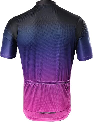 ARSUXEO Cycling Jersey Mens Short Sleeves Mountain Bike Shirt Biking Clothing with 3+1 Zipper Pocket in Saudi Arabia