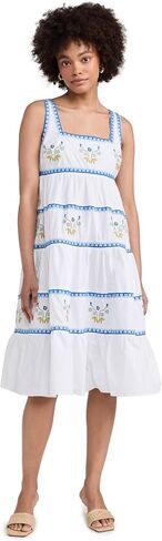 English Factory Women's Embroidered Midi Dress in Saudi Arabia