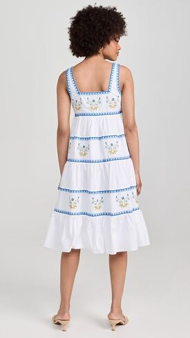 English Factory Women's Embroidered Midi Dress in Saudi Arabia