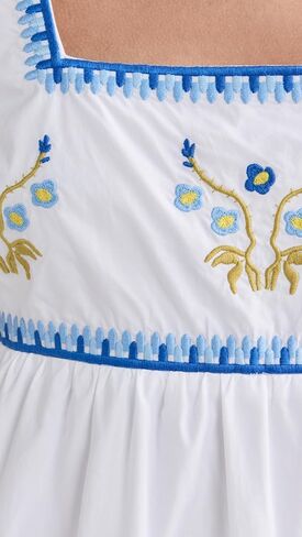 English Factory Women's Embroidered Midi Dress in Saudi Arabia