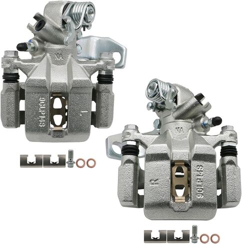 Disc Rear Brake Calipers With Bracket Fits for Honda Civic 2006-2015, for Acura ILX 2013-2018, for Acura CSX 2006-2011, 2PCS, Rear Left Right, 19B3298,19B3299 in Saudi Arabia