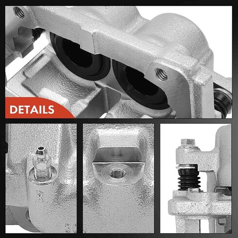A-Premium Disc Brake Caliper Assembly with Bracket Compatible with Select Ford and Lincoln Models - For F-150 2005-2008, Lobo 2005-2008, Mark LT 2006-2008 - Front Left Driver Side in Saudi Arabia