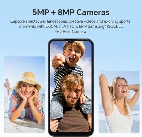 هواتف OSCAL غير المؤمنة 2024 هاتف خلوي، ذاكرة وصول عشوائي 4 جيجابايت، ذاكرة وصول عشوائي 32 جيجابايت، 1 تيرابايت TF/SD، هاتف ذكي بشاشة عالية الدقة 6.57 بوصة، هاتف مسطح 1C Android13، 4700 مللي أمبير، كاميرا 12 ميجابكسل، شحن سريع 10 وات ثنائي شريحة الاتصال ه in Kuwait