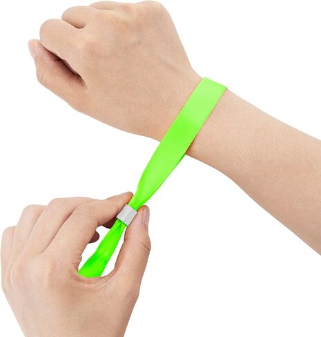 100 Pack Cloth Event Wristband,Color Wristbands Without Logo Resistant, Suitable for Lightweight Concert Wrist Strap for Activities, Parties in Saudi Arabia