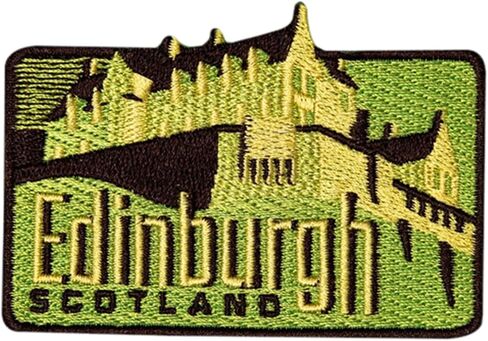 Edinburgh Patch - Scotland UK Iron On Travel Badge - Edinburgh Souvenir in Saudi Arabia